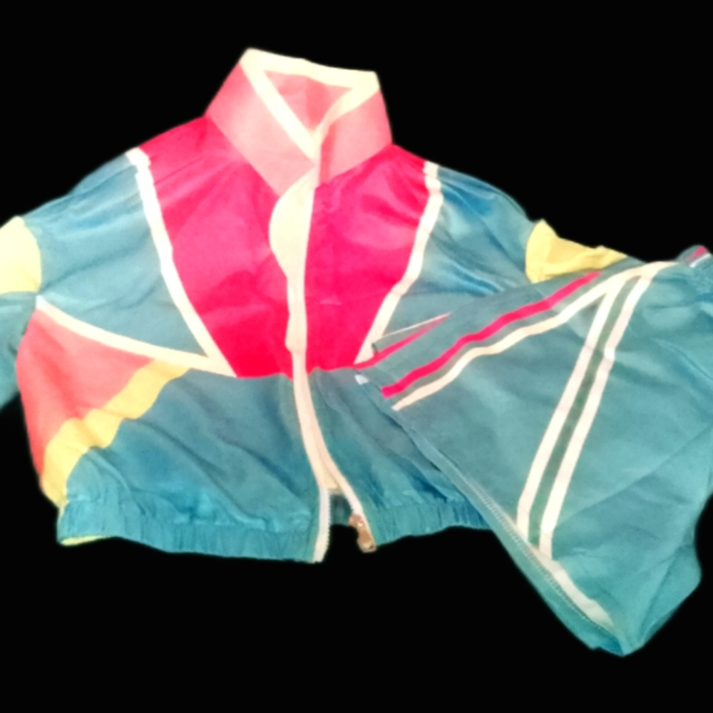 Colorful Geometric Track Suit - Picture 2 of 7